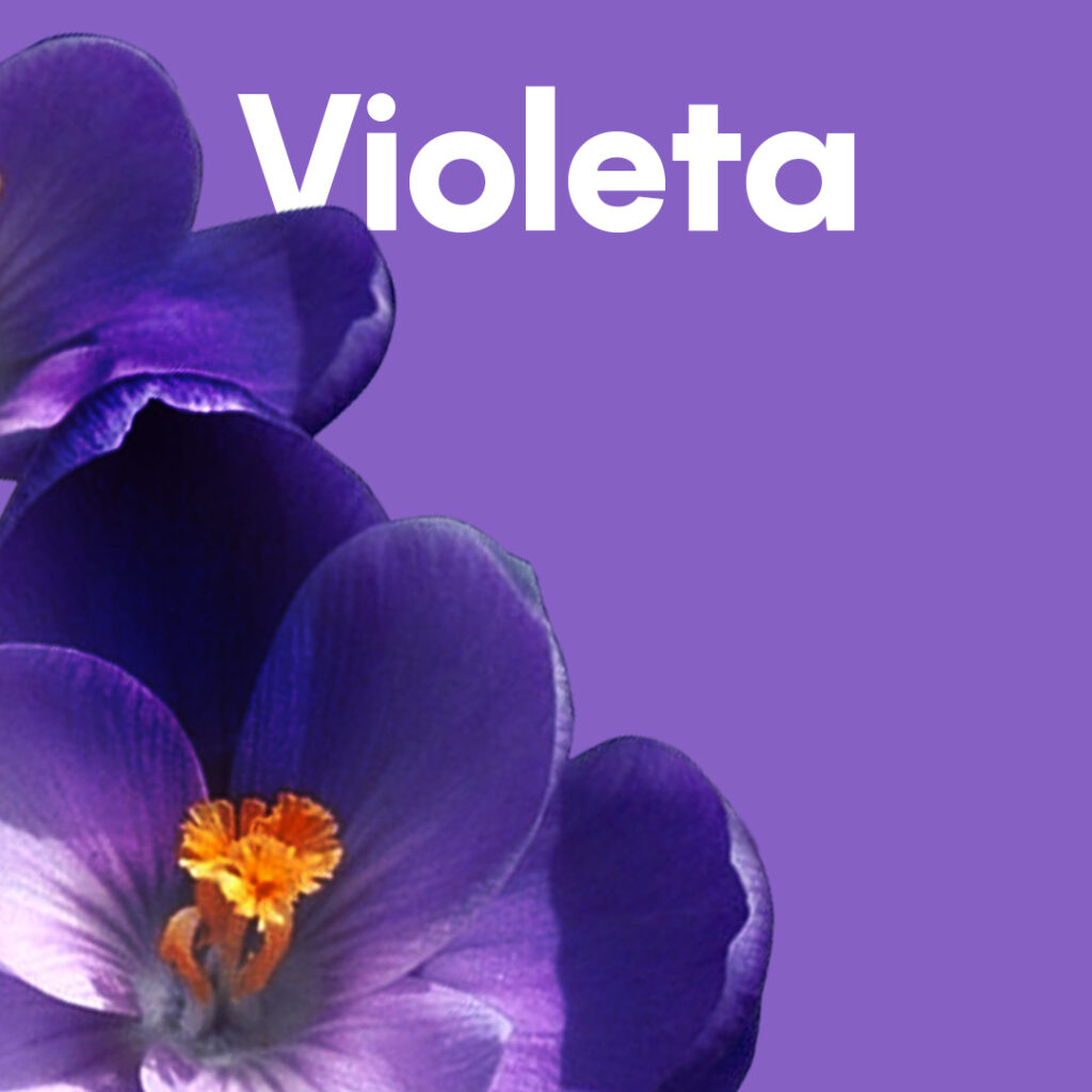 Psicología del color violeta